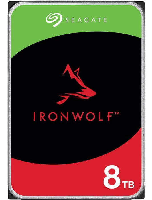 Seagate IronWolf Pro 8TB Enterprise NAS Internal HDD Hard Drive – CMR 3.5 Inch SATA 6Gb/s 7200 RPM 256MB Cache for RAID Network Attached Storage, Rescue Services - FFP (ST8000NTZ01)