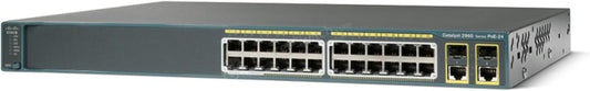 WS-C2960-24PC-S Cisco Catalyst WS-C2960-24PC-S C2960 Series 1 Gbps 24 Ports Network Switch