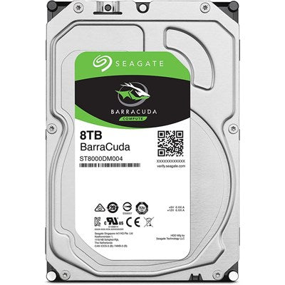 Seagate Barracuda Internal Hard Drive 8TB SATA 6Gb/s 256MB Cache 3.5-Inch (ST8000DM004)