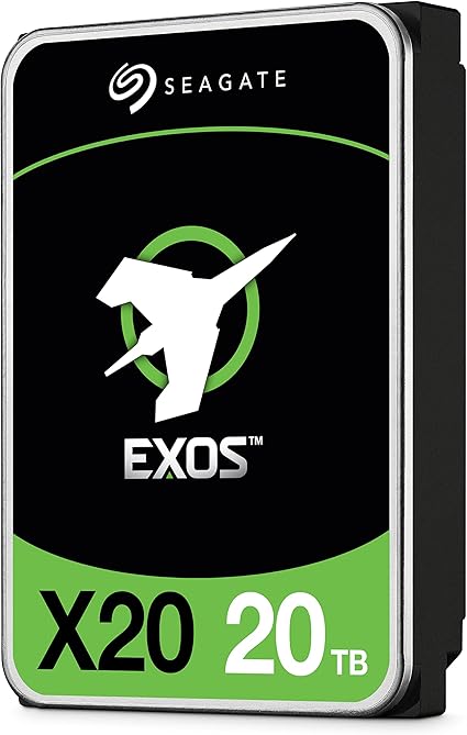 Seagate Exos X20 20TB SATA HDD SATA 6Gb/s 7200 RPM (ST20000NM007D)