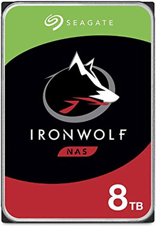 Seagate IronWolf 8TB NAS Internal Hard Drive HDD – 3.5 Inch SATA 6Gb/s 7200 RPM 256MB Cache for RAID Network Attached Storage – Frustration Free Packaging (ST8000VNZ04/N004)