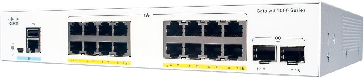 Cisco Catalyst 1000-16P-2G-L Network Switch