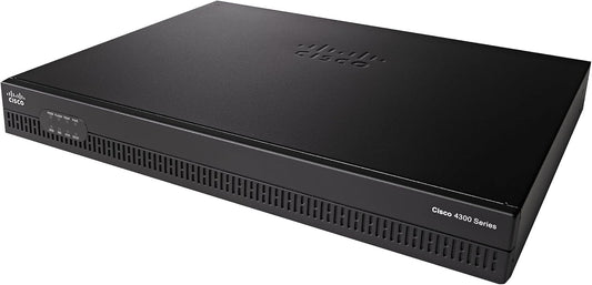 Cisco ISR 4321 - Unified COMMUNICATIONS Bundle - Router - Rack-Mountable, Black (ISR4321-V/K9)