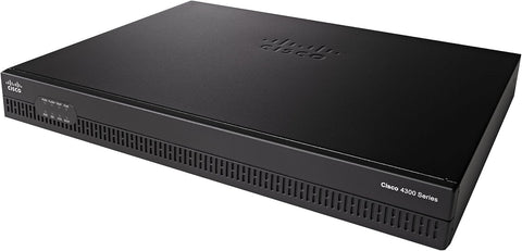 Cisco ISR 4321 - Unified COMMUNICATIONS Bundle - Router - Rack-Mountable, Black (ISR4321-V/K9)