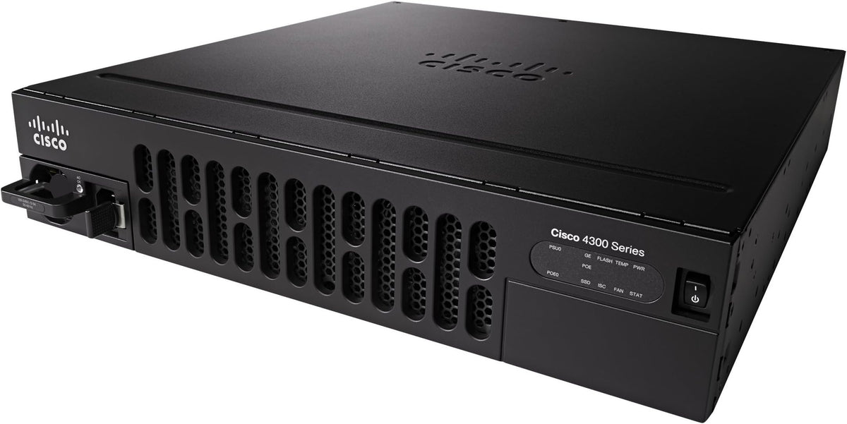 Cisco ISR4351-SEC/K9 ISR 4351 Integrated Service Router GigE 3x WAN Ports w/ SEC