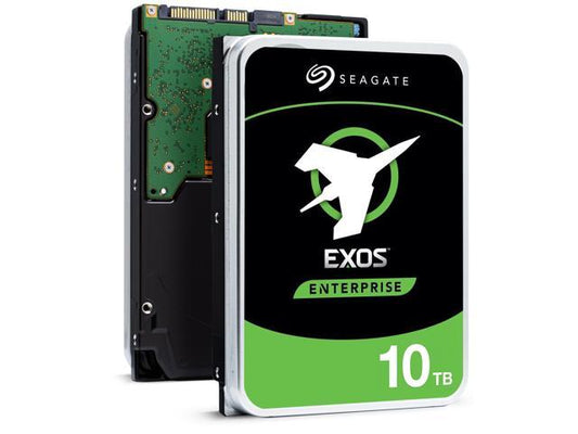 Seagate Exos X16 10TB Internal Hard Drive Enterprise HDD - 3.5 Inch 512e/4Kn SATA 6Gb/s, 7200RPM, 256MB Cache, Frustration Free Packaging (ST10000NM001G)