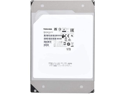 Toshiba MG08ACA16TE 16TB 7200RPM 512e 3.5" SATA Enterprise Desktop Hard Drive