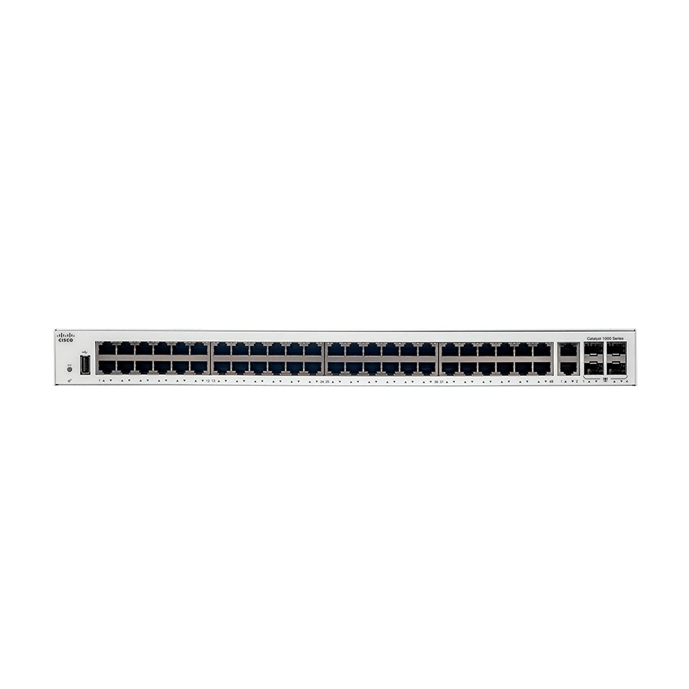Cisco Catalyst 1000 48-Port Gigabit Switch + 4x SFP | C1000-48T-4G-L