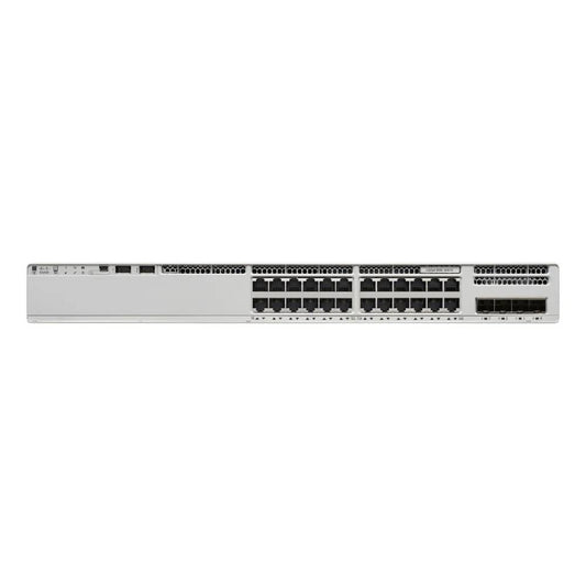 Cisco Catalyst 9200L 24-Port Gigabit PoE+ Switch + 4x 10G Fixed Uplink | Network Essentials | C9200L-24P-4X-E