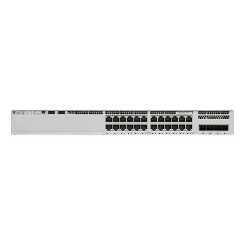 Cisco Catalyst 9200L 24-Port Gigabit PoE+ Switch + 4x 10G Fixed Uplink | Network Essentials | C9200L-24P-4X-E