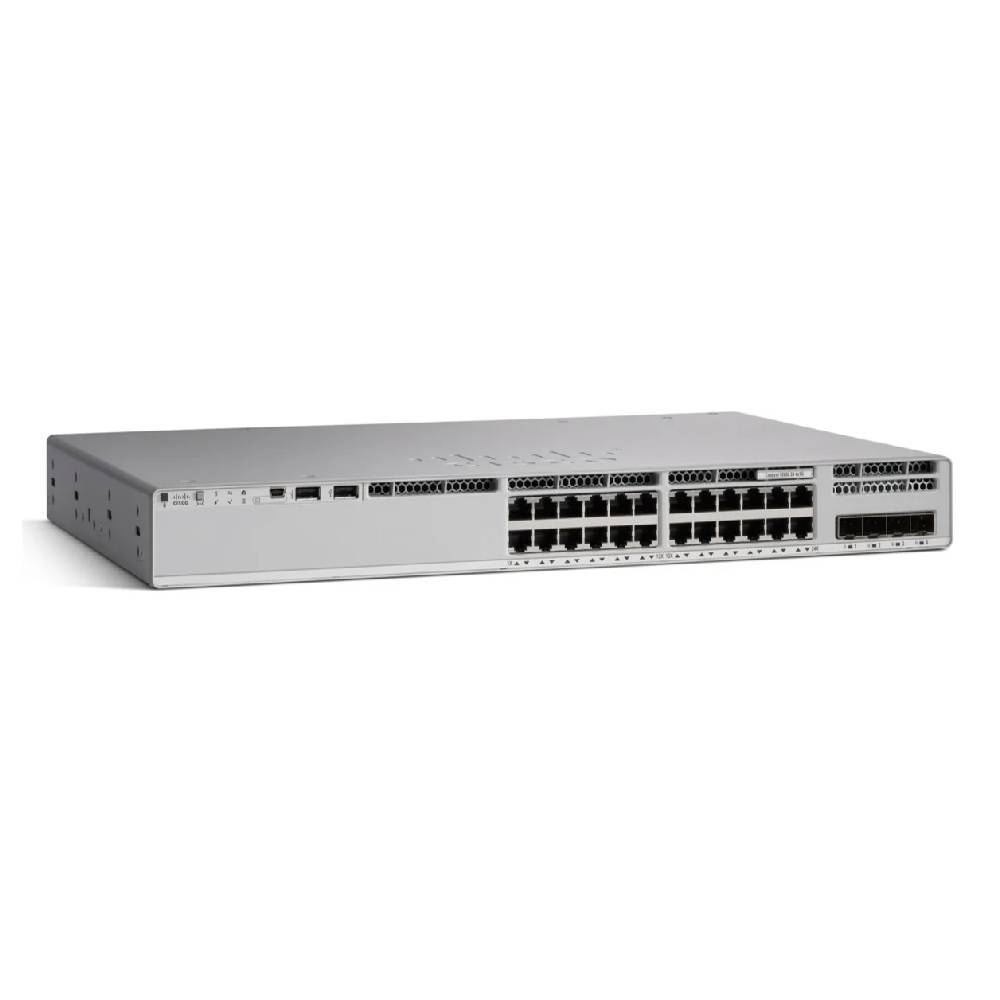 Cisco Catalyst 9200L 24-port PoE+ 4x1G uplink Switch, Network Essentials
