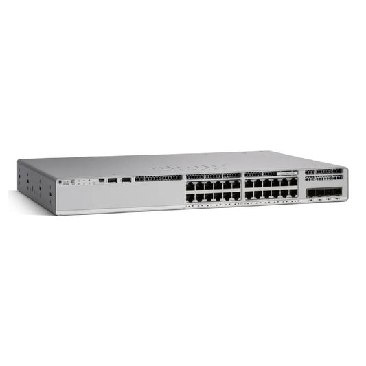 Cisco Catalyst 9200L 24-port PoE+ 4x1G uplink Switch, Network Essentials