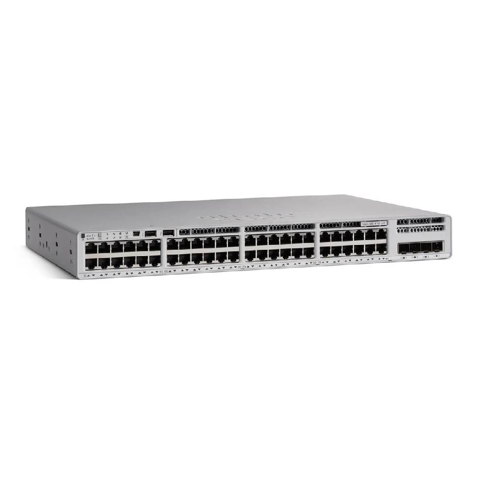 Cisco Catalyst 9200L 48-Port Gigabit Switch + 4x 1G Fixed Uplink | Network Essentials | C9200L-48T-4G-E