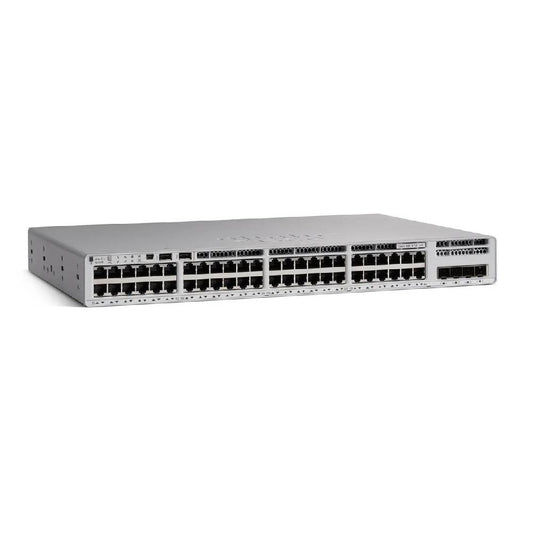 Cisco Catalyst 9200L 48-Port Gigabit Switch + 4x 1G Fixed Uplink | Network Essentials | C9200L-48T-4G-E
