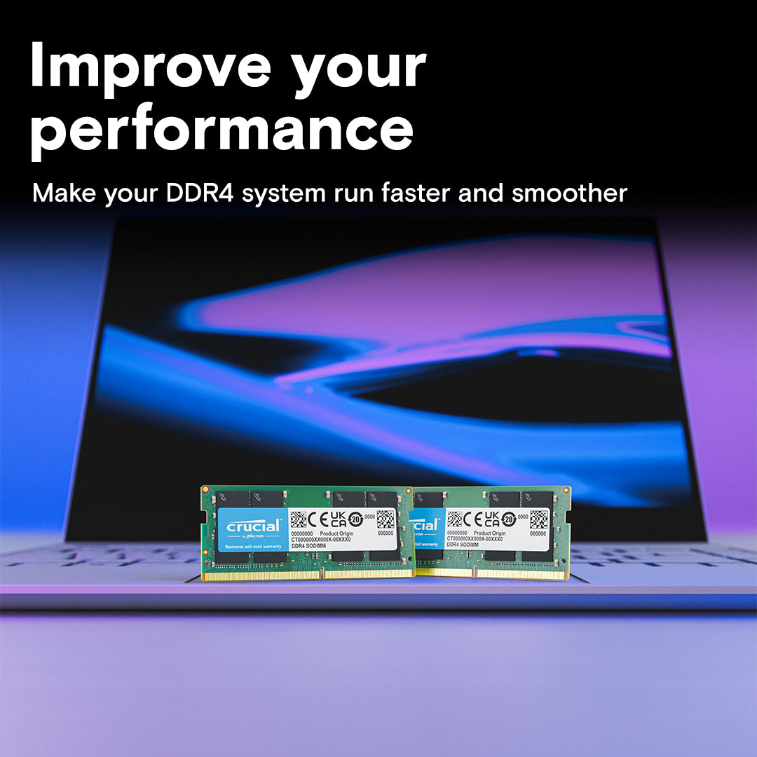 Crucial RAM 16GB Kit (2x8GB) DDR4 3200MHz CL22 (or 2933MHz or