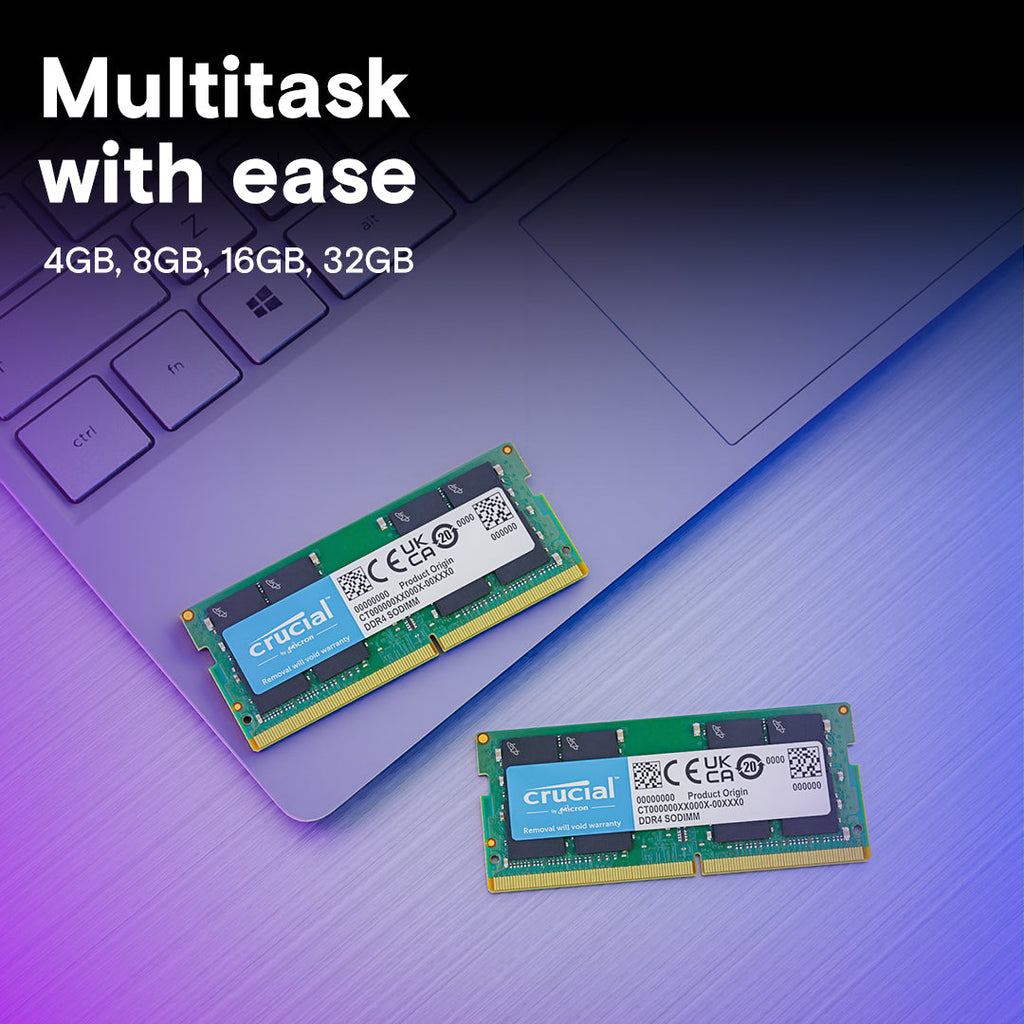 Crucial RAM 16GB Kit (2x8GB) DDR4 3200MHz CL22 (or 2933MHz or