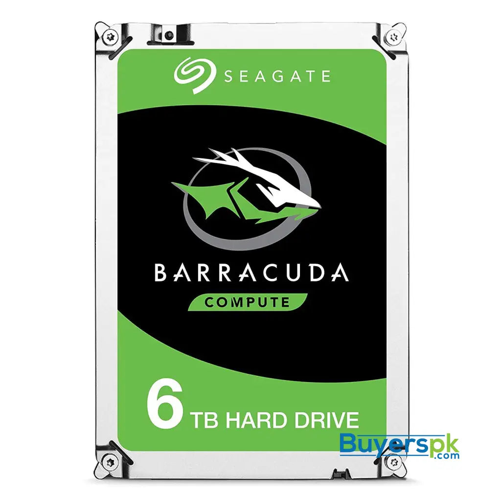 Seagate Barracuda 6TB Internal Hard Drive HDD – 3.5 Inch SATA 6 Gb/s 5400 RPM 256MB Cache for Computer Desktop PC (ST6000DM003)